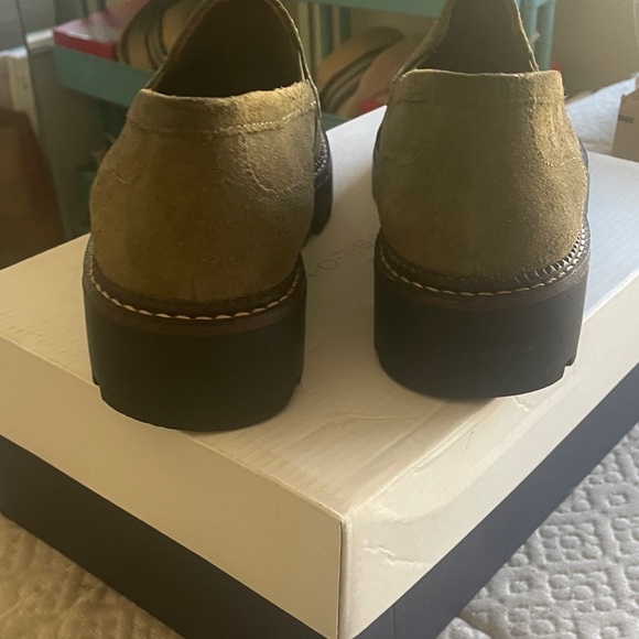 Nordstrom Caslon Olive Suede Women's Loafers - Picture 5 of 13